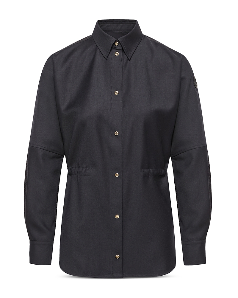 Moncler Cinched Waist Long Sleeve Shirt