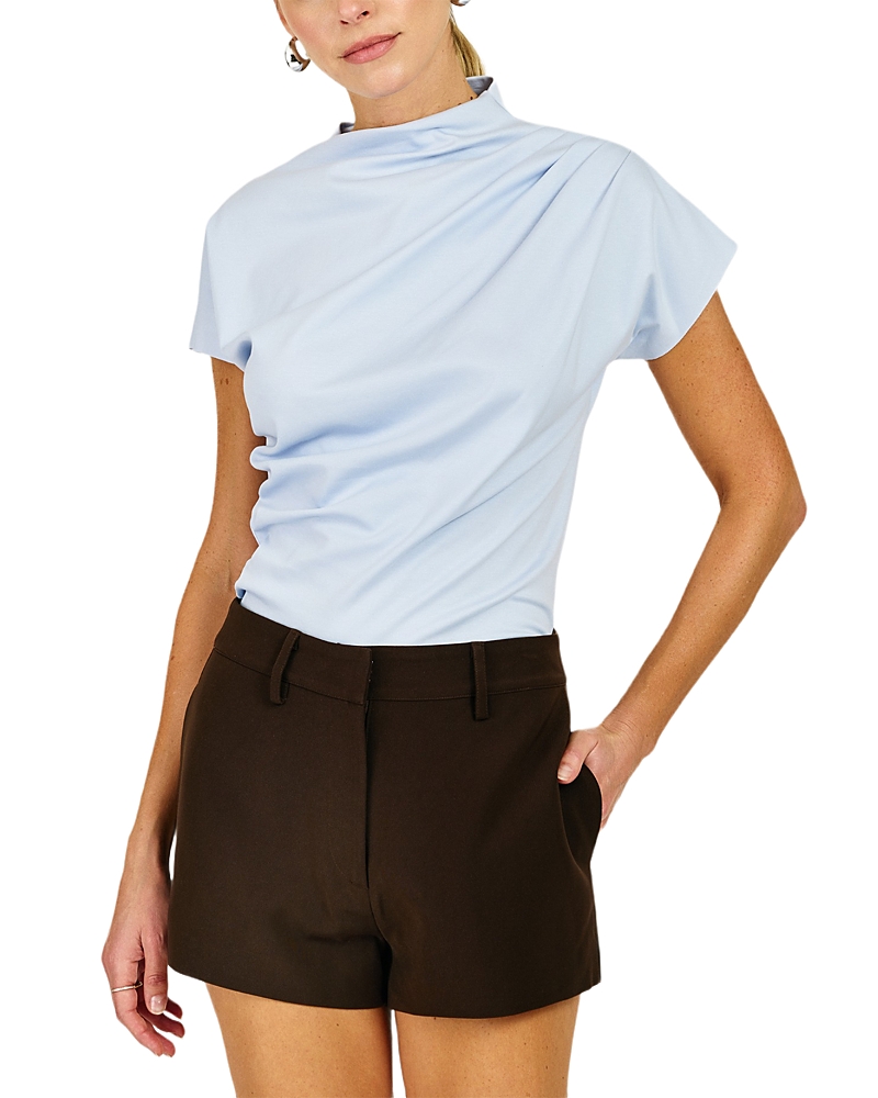 Line & Dot Archer Draped Top