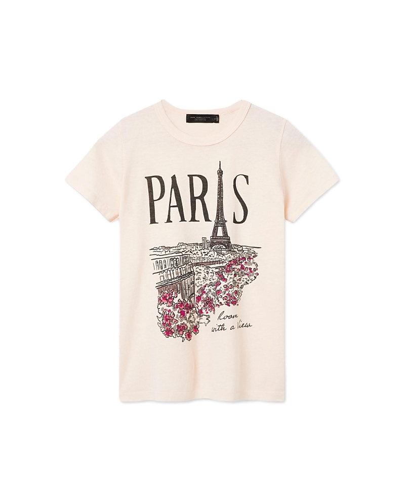 Junk Food Clothing Women's Paris Room with a View Original Tee