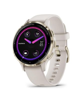 Venu 3S GPS Stainless Steel and Ivory Smartwatch, 41 mm