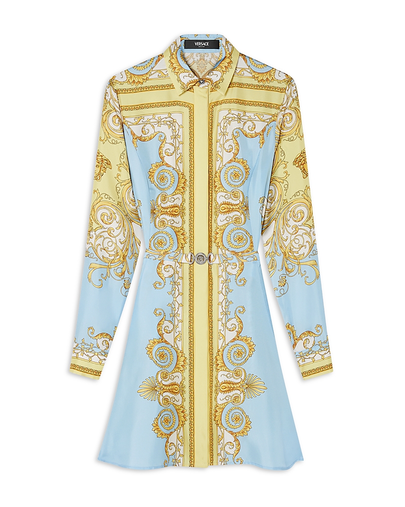 Versace Silk Twill Print Dress