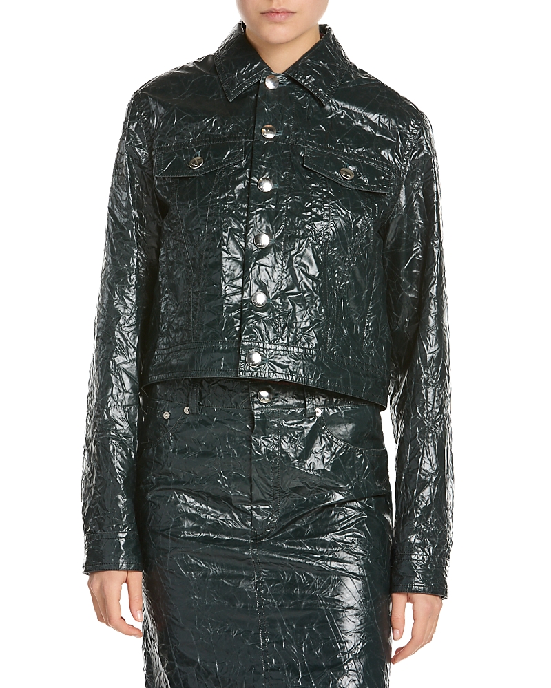 Marni Textured Faux Leather Jacket