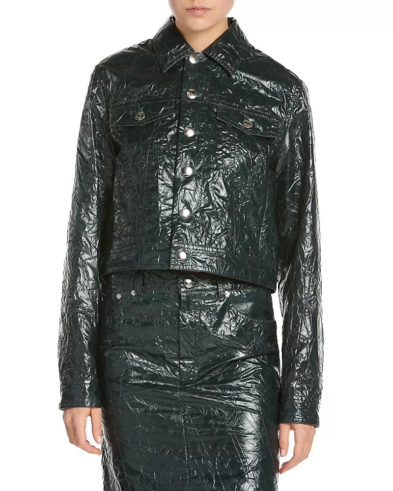 Marni Textured Faux Leather Jacket