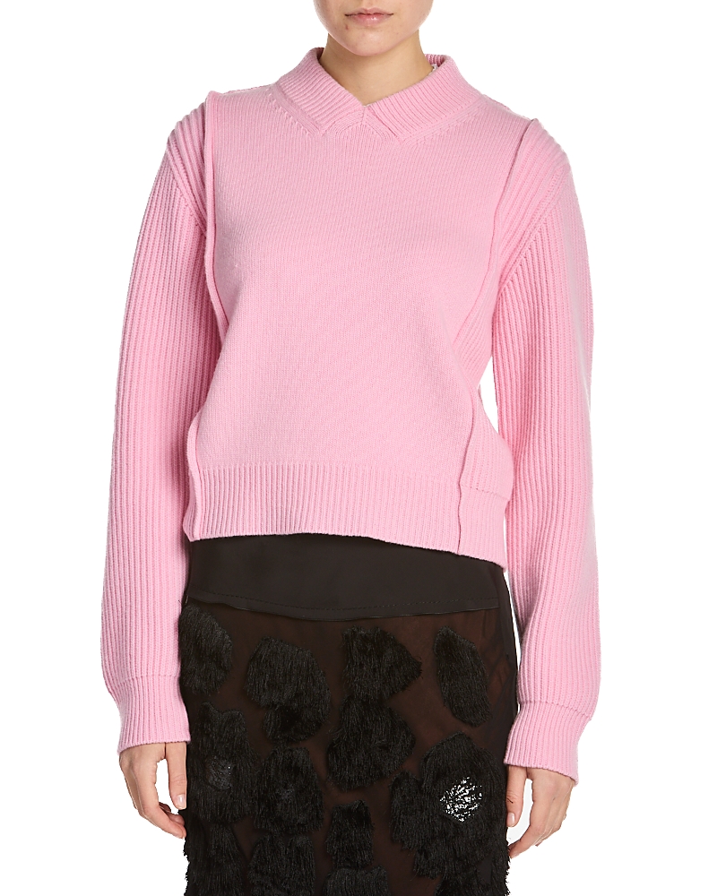 Marni Wool Cashmere V Neck Sweater