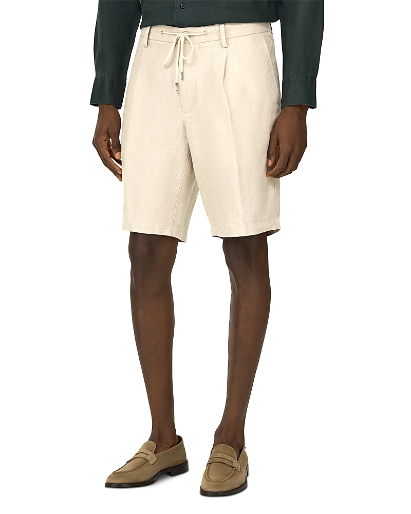 Boggi Milano Coulisse Linen Shorts