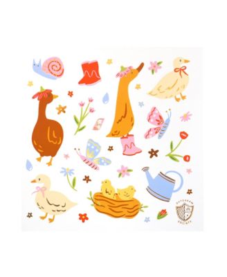  Silly Goose Stickers, Set of 2 Sheets