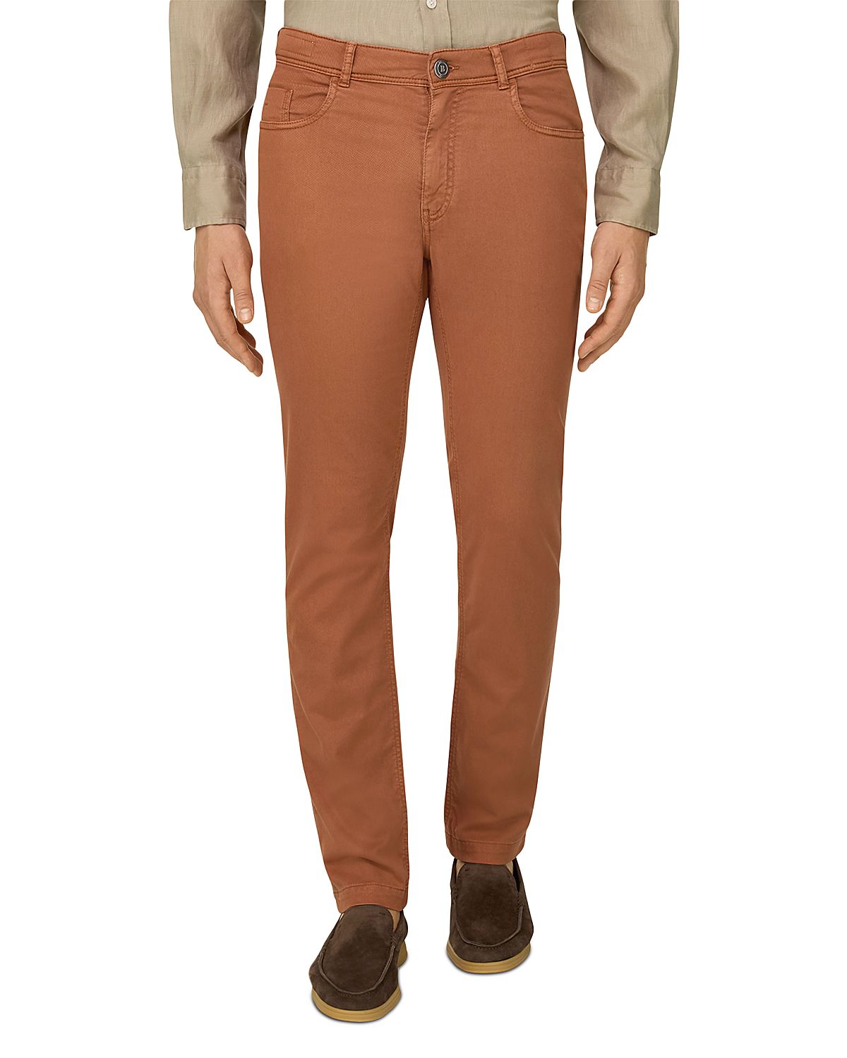Boggi Milano Regular Fit Stretch Cotton Jeans