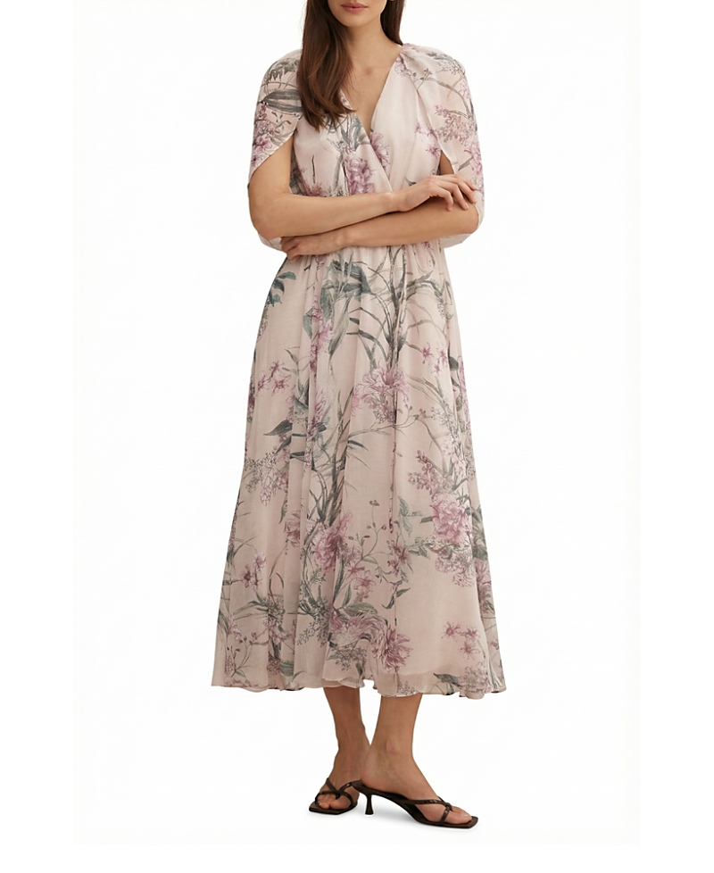 Ever New Women's Jodie Gathered Cape Maxi