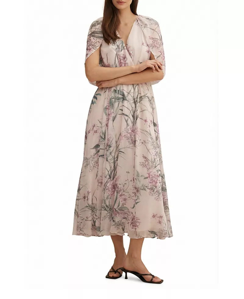 Ever New Women's Jodie Gathered Cape Maxi