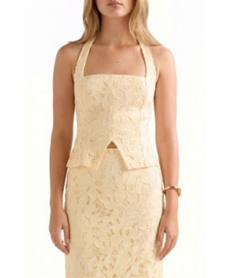 Women's Sally Lace Halter Top
