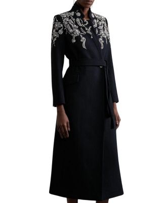 Tailored Wool Double Breasted Midi Coat