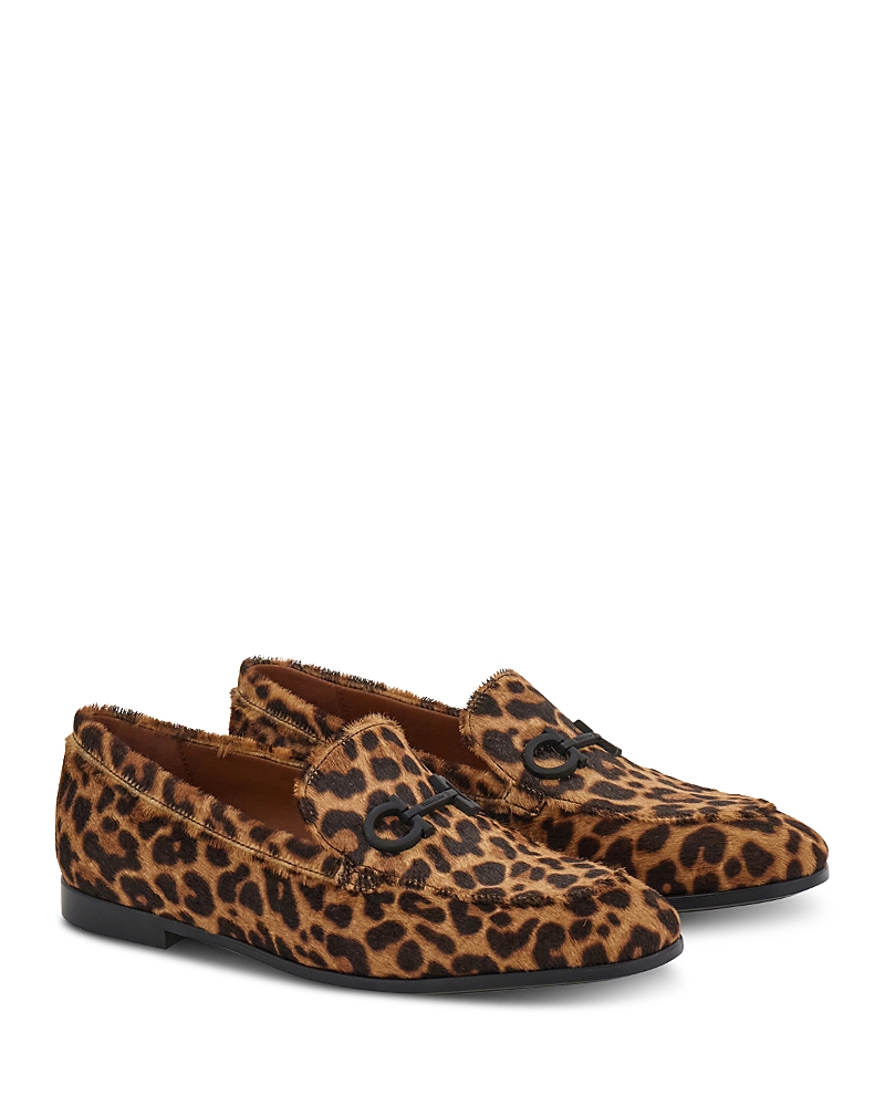 Ferragamo Women's Soldy Calf Hair Loafers