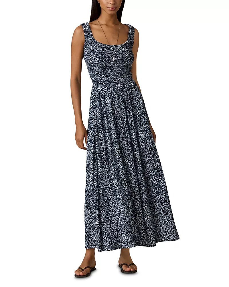 Faherty Sophia Smocked Dress