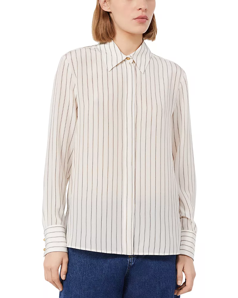 Max Mara Studio Mstflirt Silk Shirt