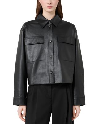 Wkdpiovra Black Leather Jacket
