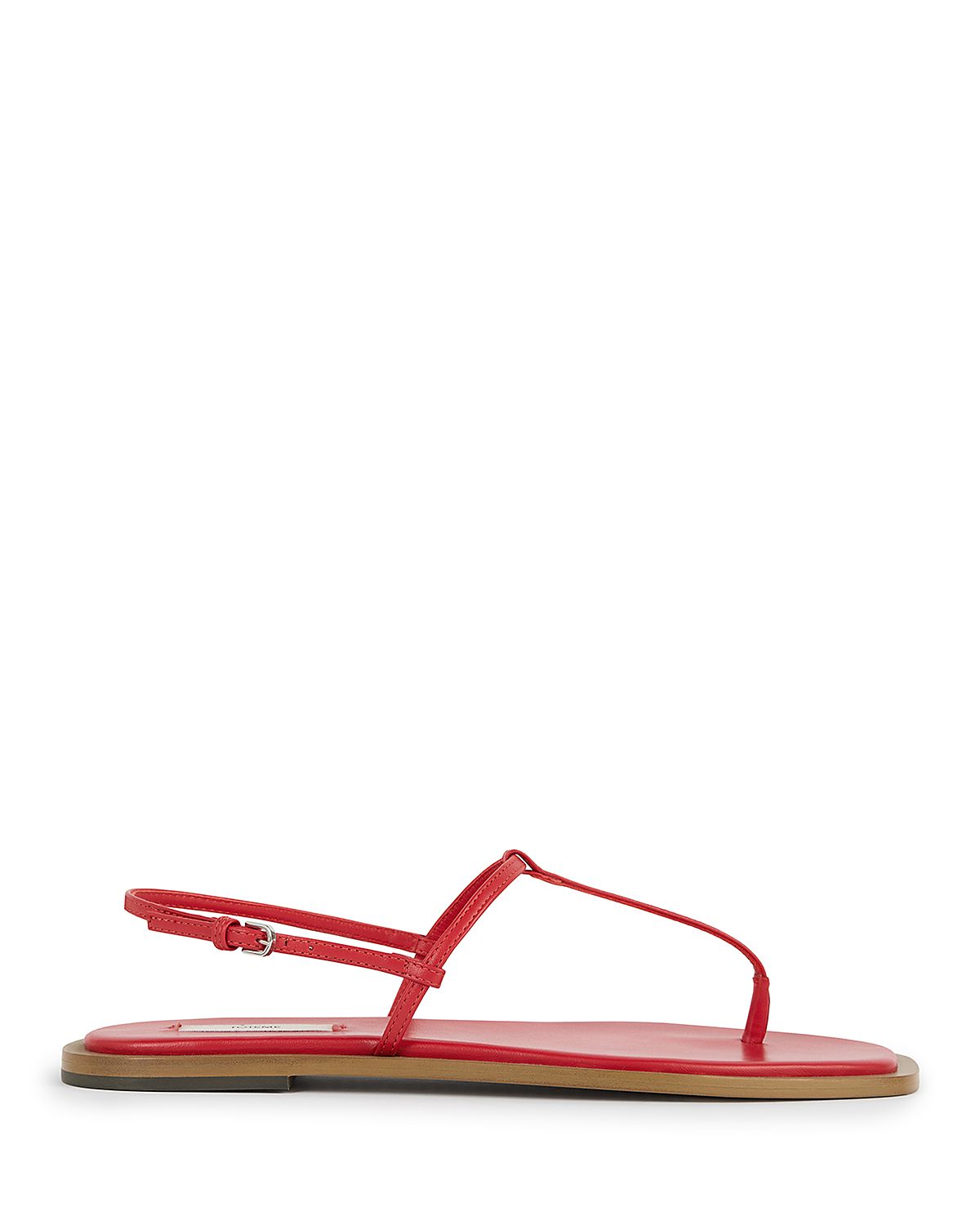 Toteme Women's T Strap Leather Sandals