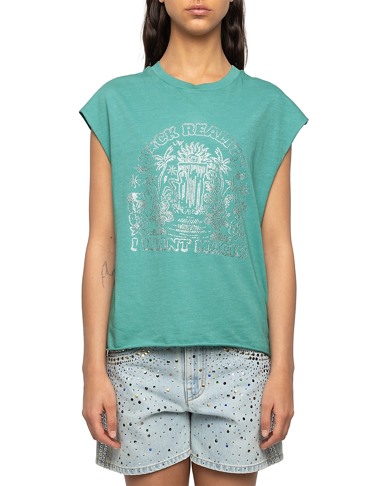 Zadig & Voltaire Cloe Cascade Tank Top