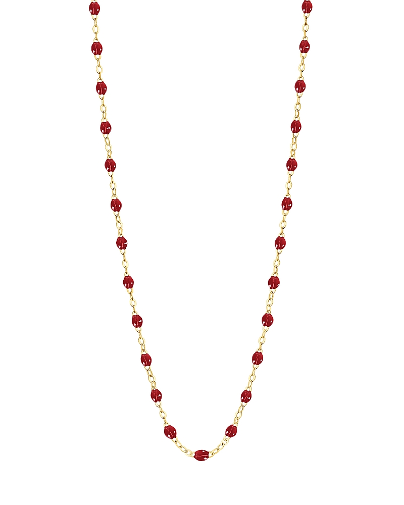 Gigi Clozeau 18K Yellow Gold Classic Gigi Resin Bead Collar Necklace, 16.5 · OS