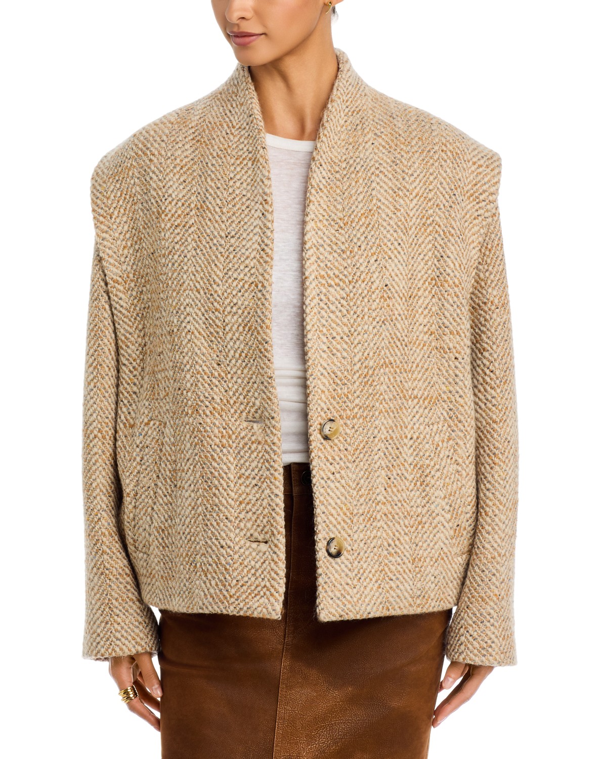 Drogo Herringbone Tweed Jacket