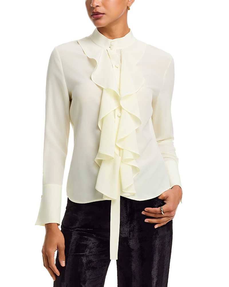 McQueen Silk Crepe de Chine Blouse