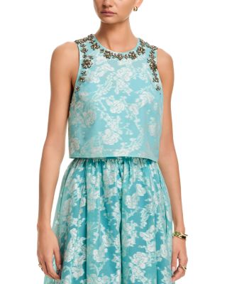 Organza Jacquard Barbara Top