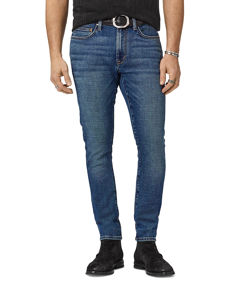 John Varvatos Fret Regular Fit Jeans in Steel Blue
