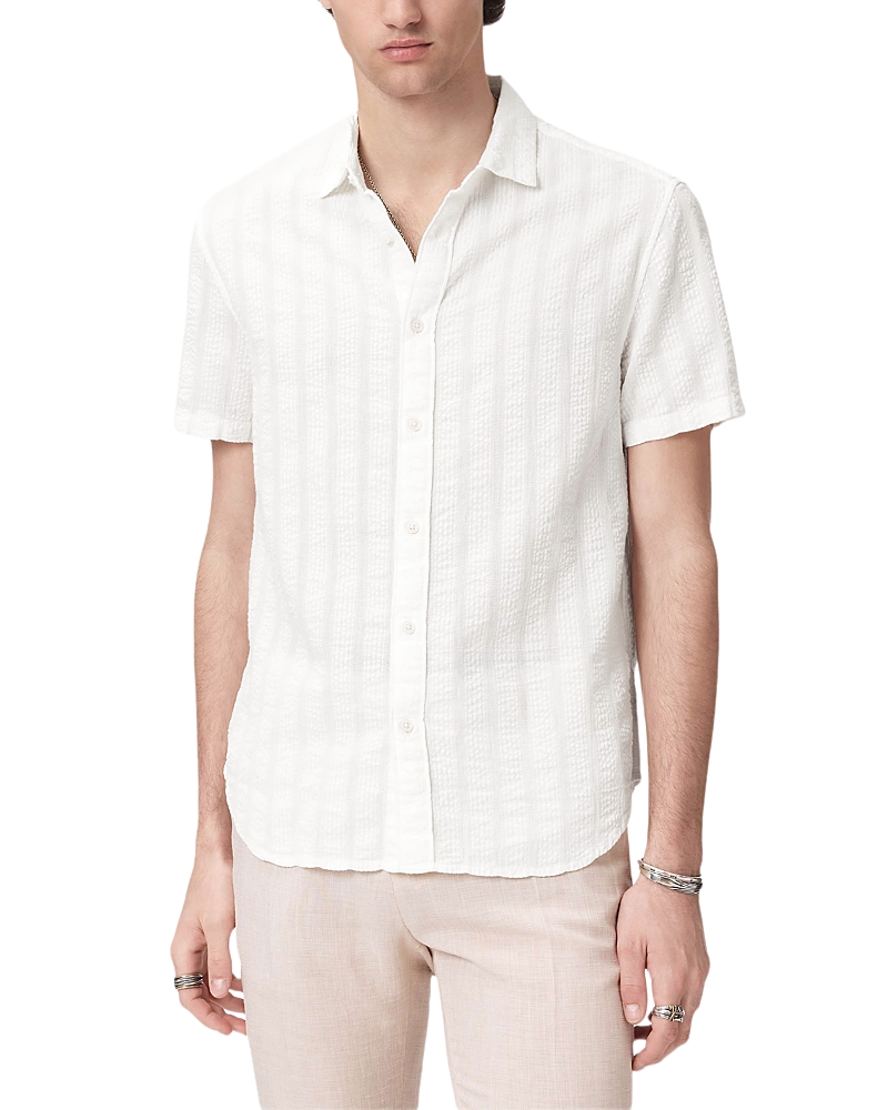 John Varvatos Carson Short Sleeve Front Placket Shirt