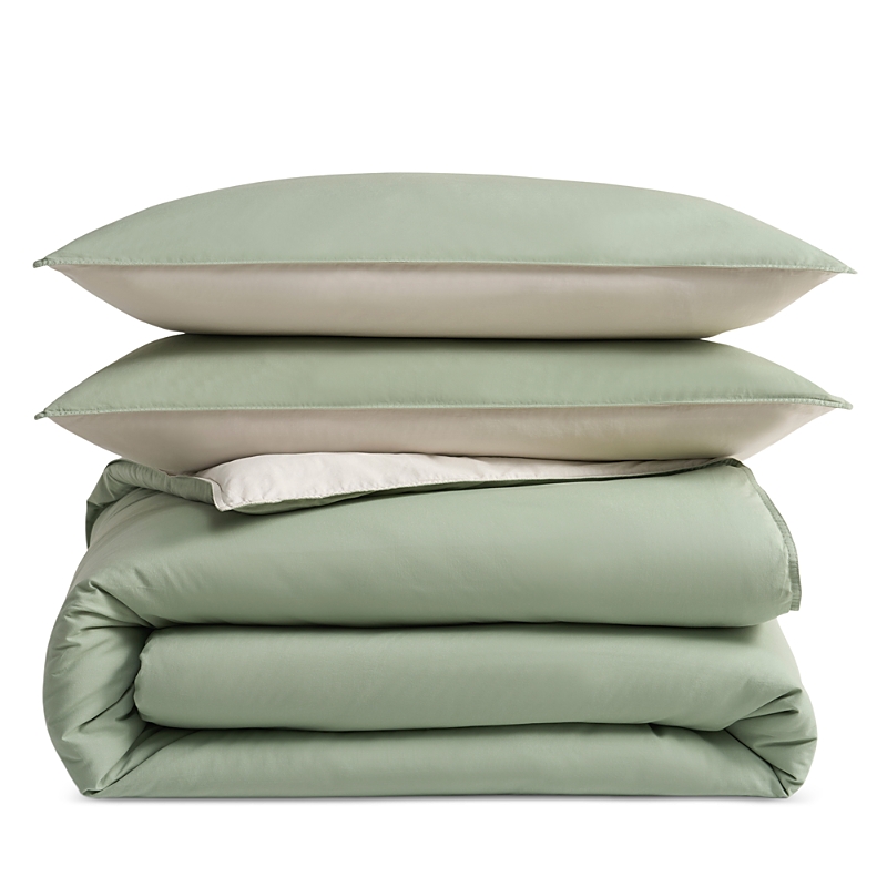 Dkny Reversible Vintage Washed Cotton 3-Piece Duvet Set, King