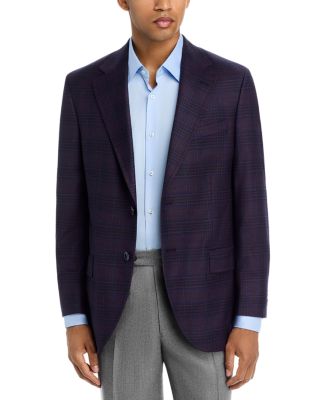 Classic Fit Hyperlight Brushed Plaid Soft Jacket