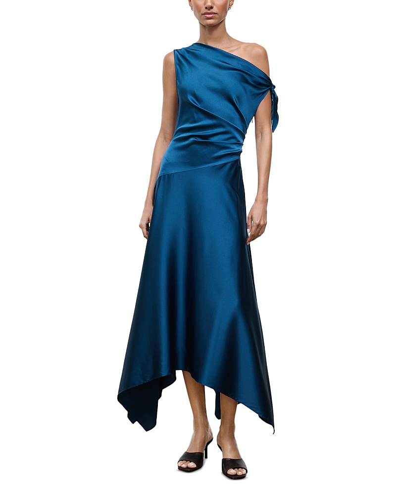 Staud Portia Asymmetrical Dress