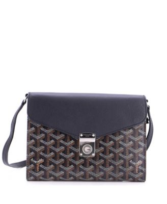   Chypre Wallet on Strap Coated Canvas with Leather