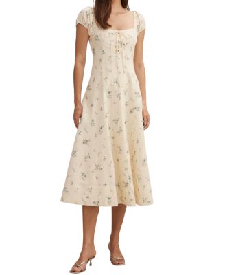 Women's Sallie Tie Front Midi