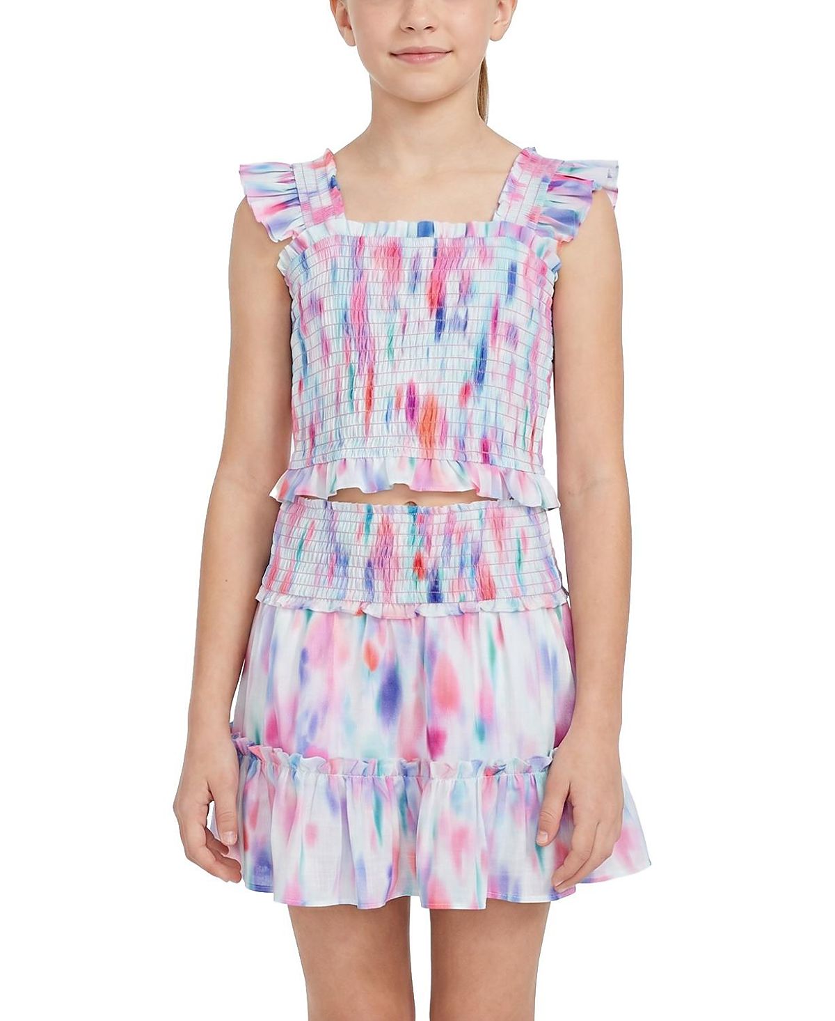 Change of Scenery Girls' Kayla Printed Top and Skirt Set - Little Kid, Big Kid