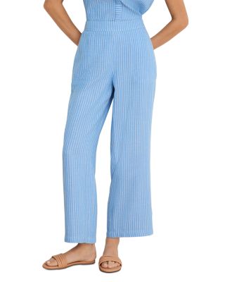 Fairfield Wide Leg Gauze Ankle Pants
