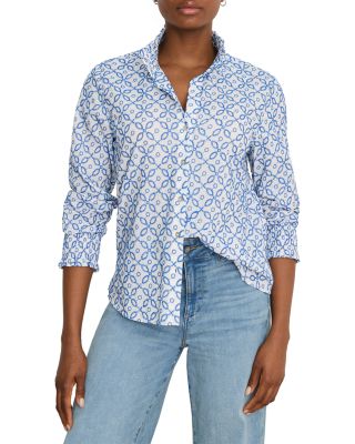 Embroidered Tile Shirt