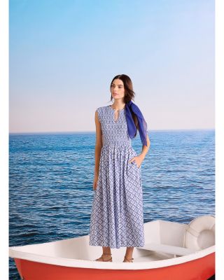 mac duggal cotton floral eyelet embroidered midi-dress Florence Embroidered Midi Dress – SIMKHAI main image 0