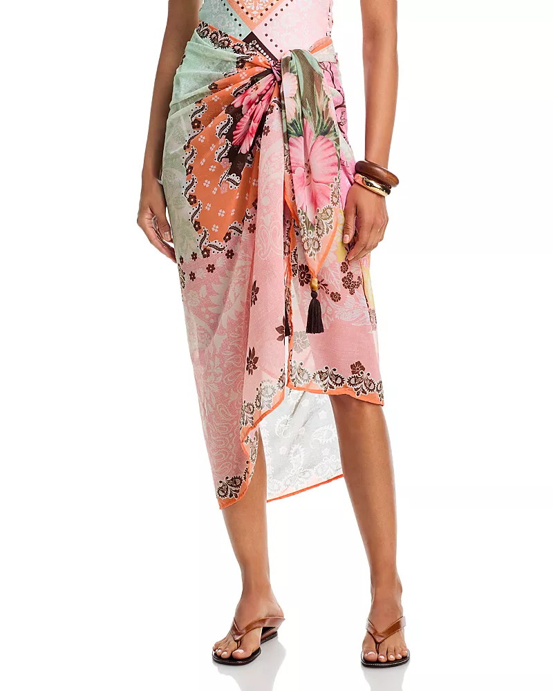 Aqua x Agua Bendita Marine Pareo Cover Up - Exclusive