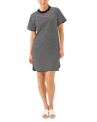 Stripe Short Sleeve Dress