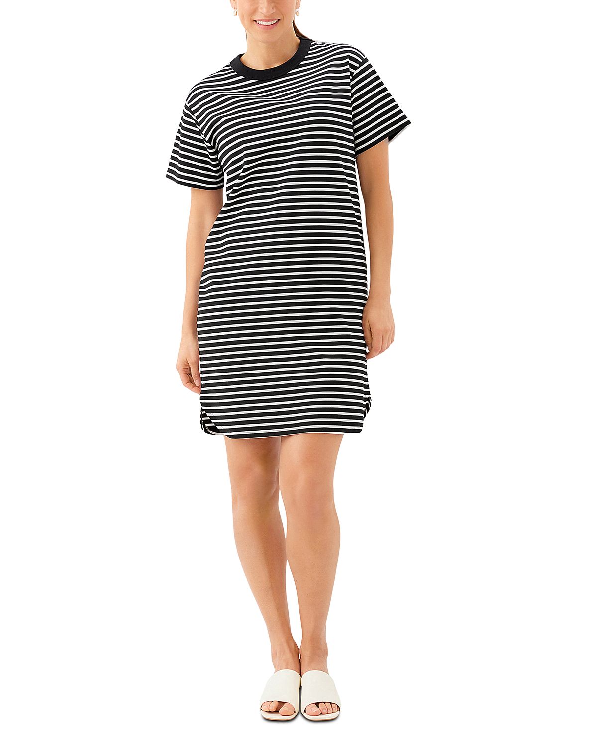 Karen Kane Stripe Short Sleeve Dress