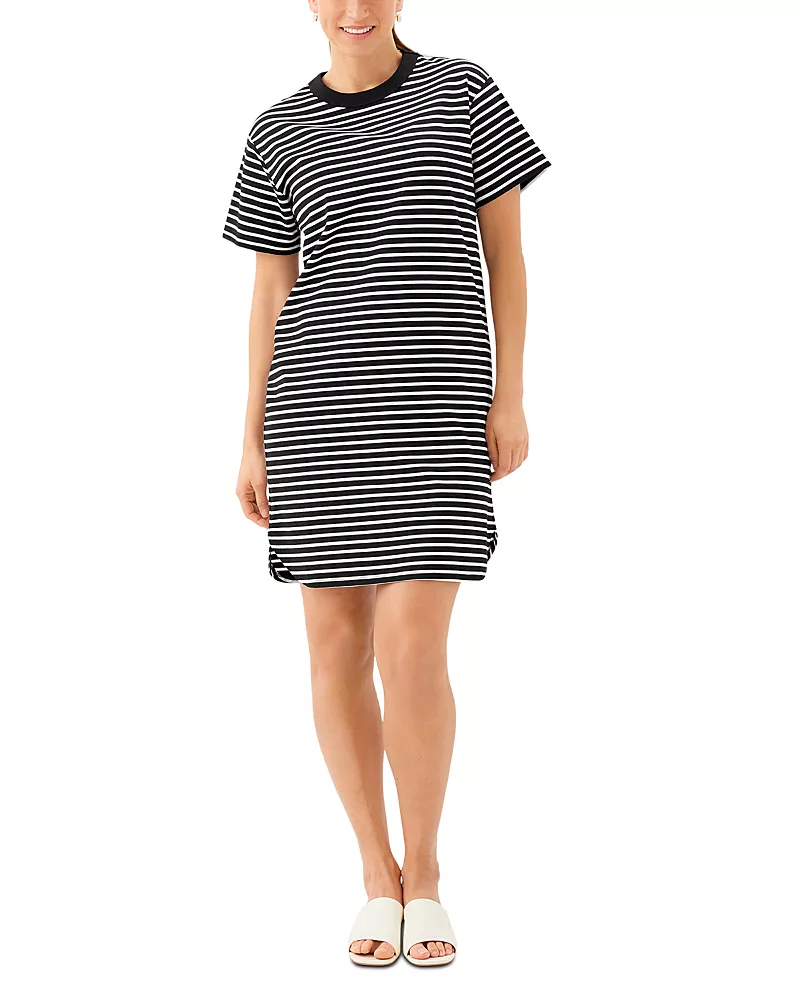 Karen Kane Stripe Short Sleeve Dress