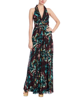Floral Tuck Waist Dress