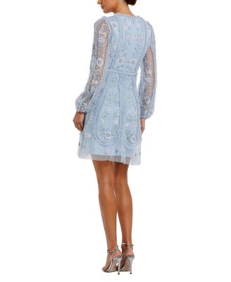 long sleeve denim dress maxi DENIM FOR DAYS MAXI DRESS – AKIRA main image 1