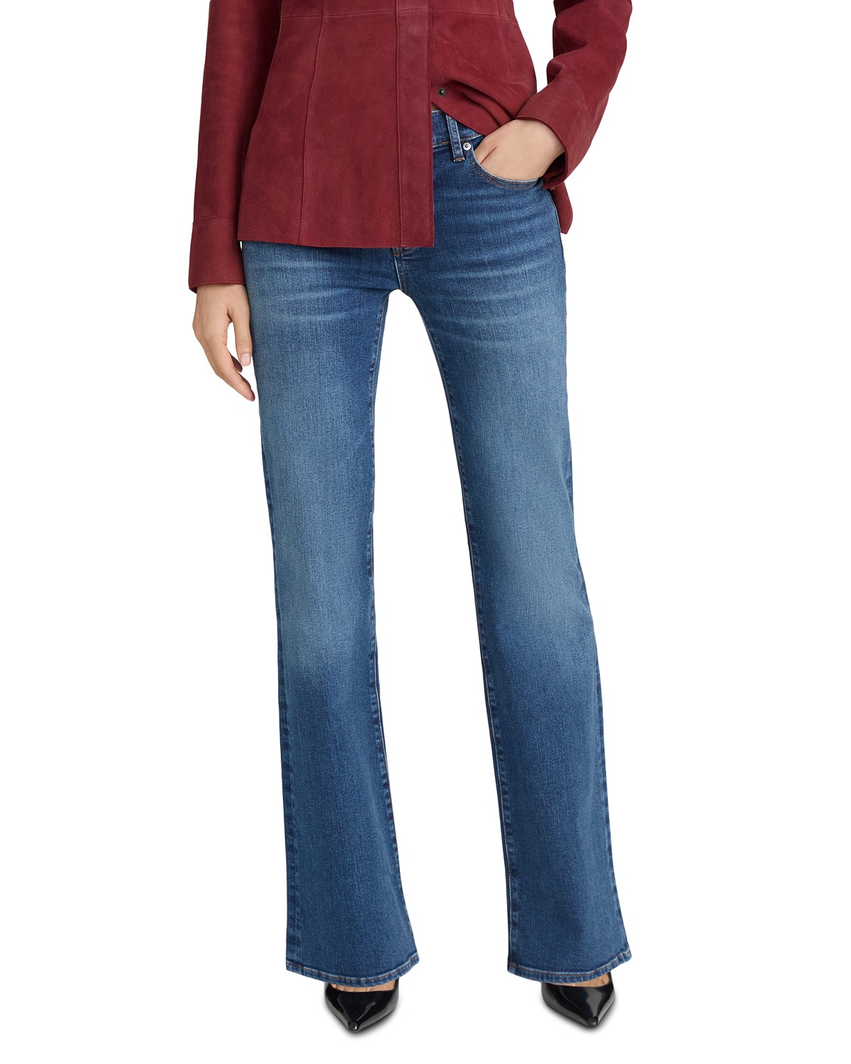 The Rodeo Low Rise Bootcut Jeans in Daylily