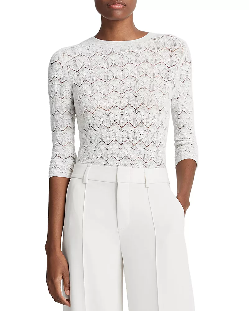 Vince Fine Lace Top