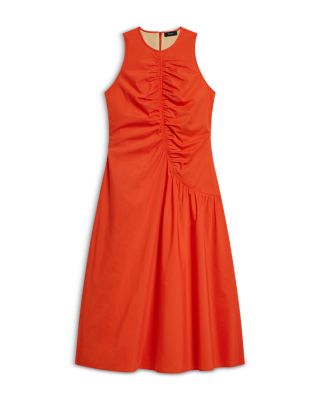 Ruched Sleeveless Dress