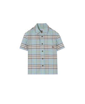 Boys' Check Cotton Oxford Shirt - Little Kid, Big Kid