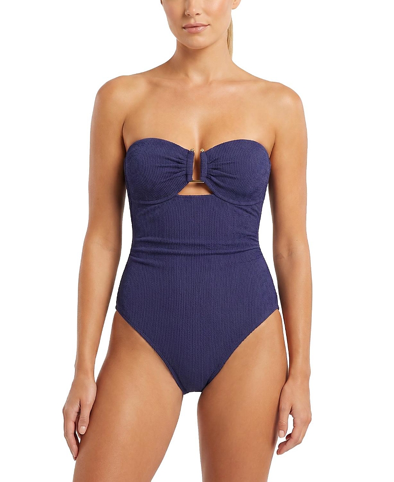 Change of Scenery Juliette U Bar Bandeau One Piece Swimsuit