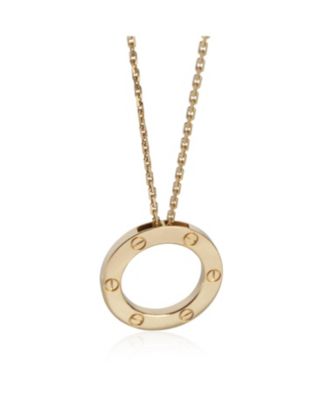  Love 18k Yellow Gold Necklace