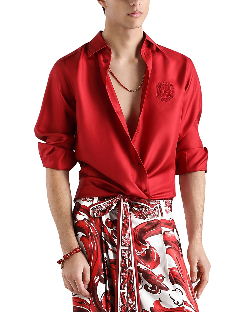Dolce & Gabbana Crest Graphic Shirt
