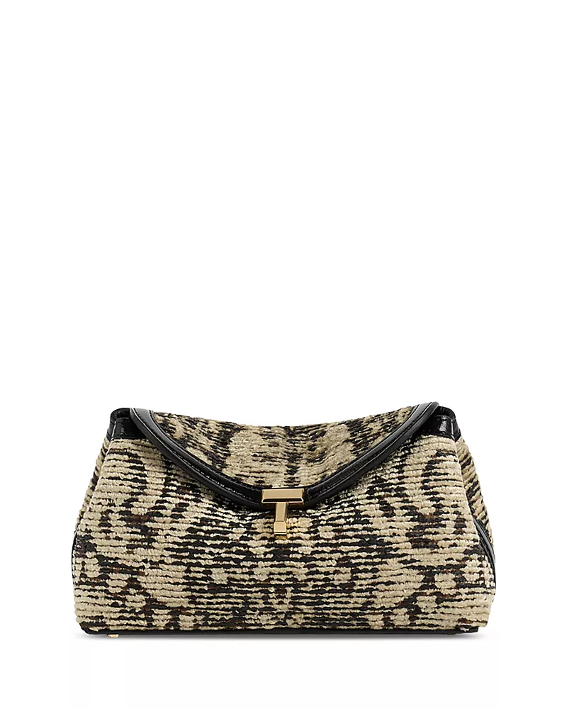 Toteme Mini T Lock Paisley Clutch